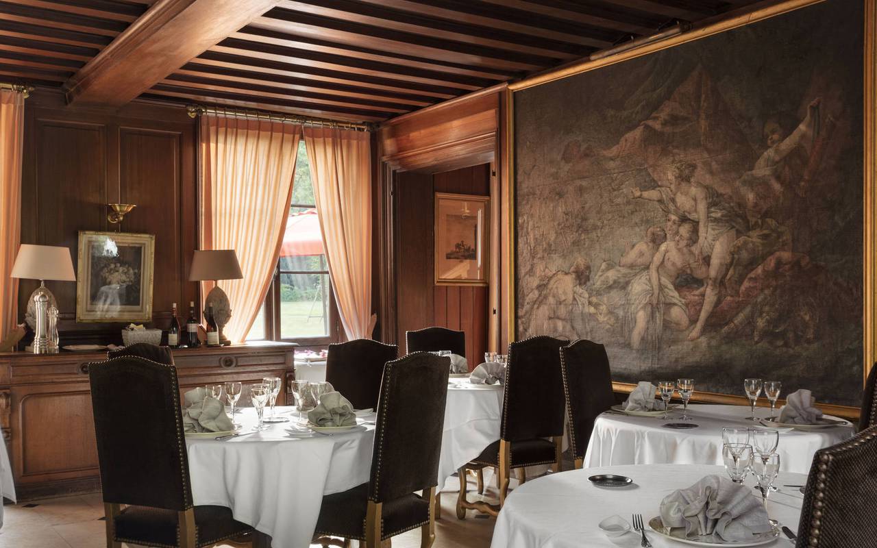 Restaurant tables - Chateau Hotel Loiret - Château les Muids