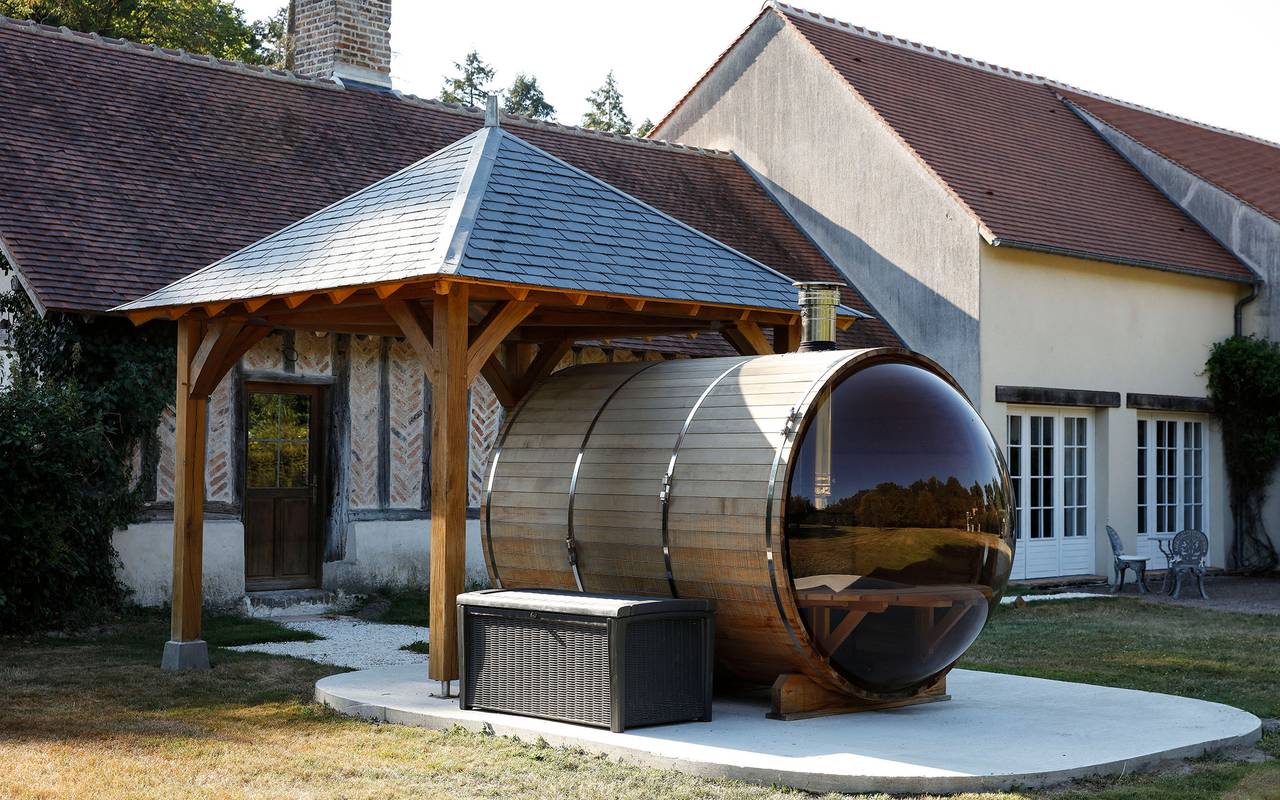 Sauna extérieur - Hotel de charme Sologne – Château les Muids